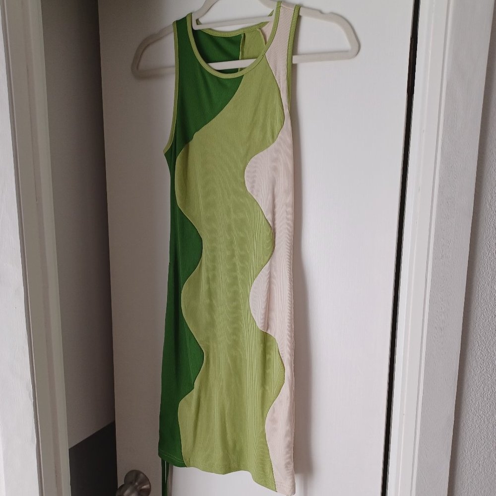 Dress with Cinch sides